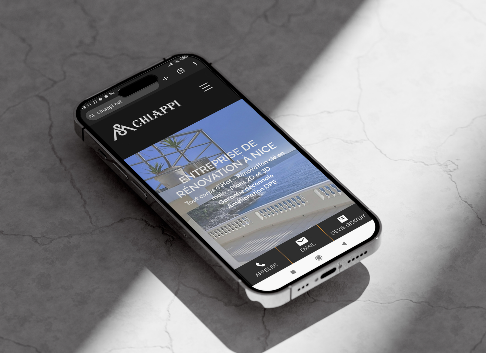 Ivory Interiors - Site web