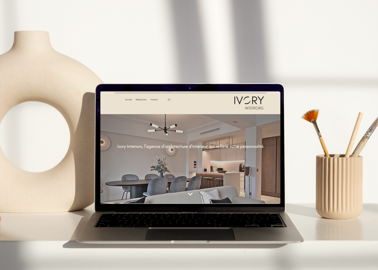 Ivory Interiors - Site web